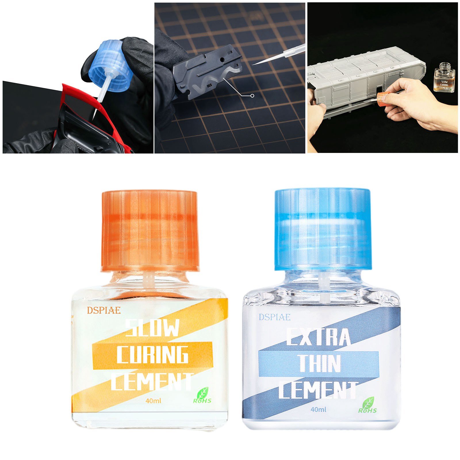 Model Kit Glue - Клей быстросохнущий ультратонкий DSPIAE ETC-01 ETC-02,