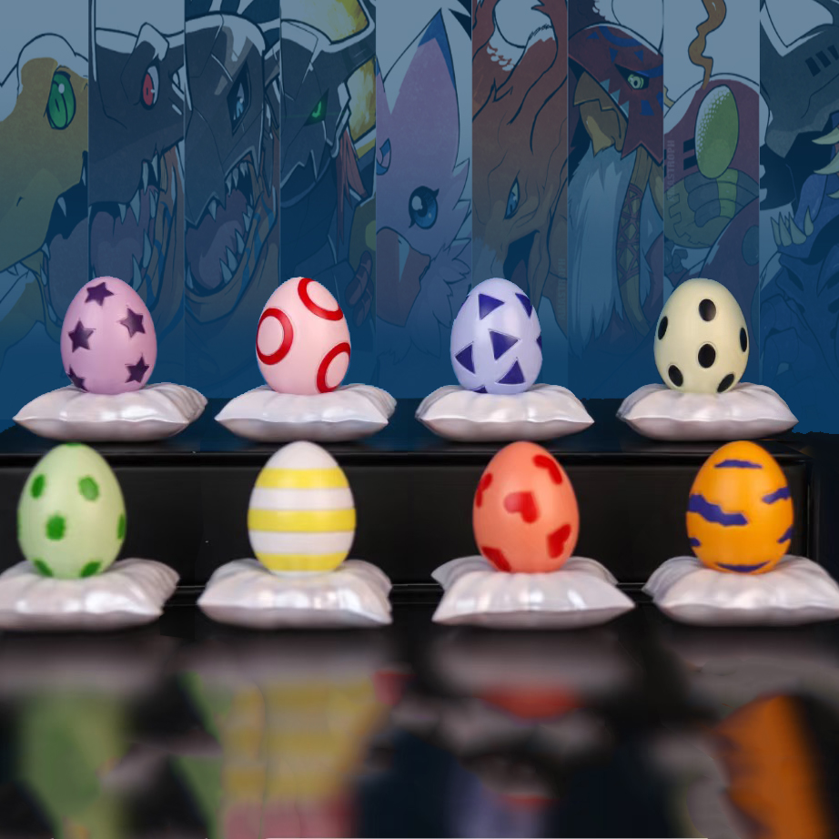 Model Kit Digimon - Набор из 8 фигурок аниме Digimon