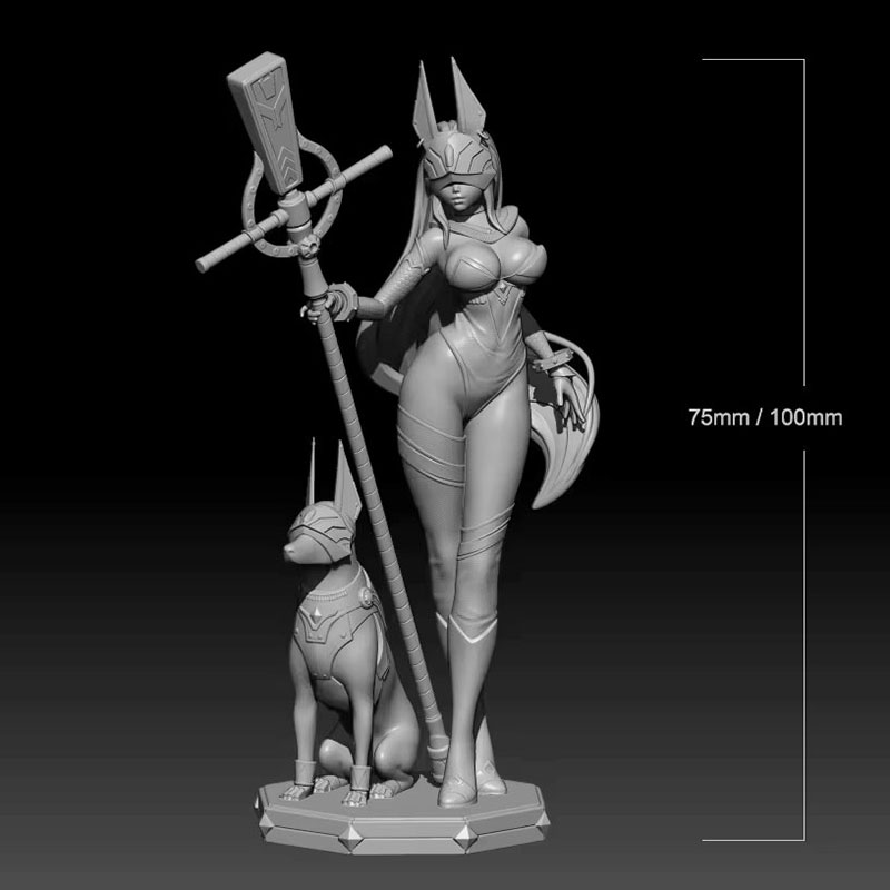 Model Kit Anubis - 1/24 1/18 наборы моделей из смолы,
