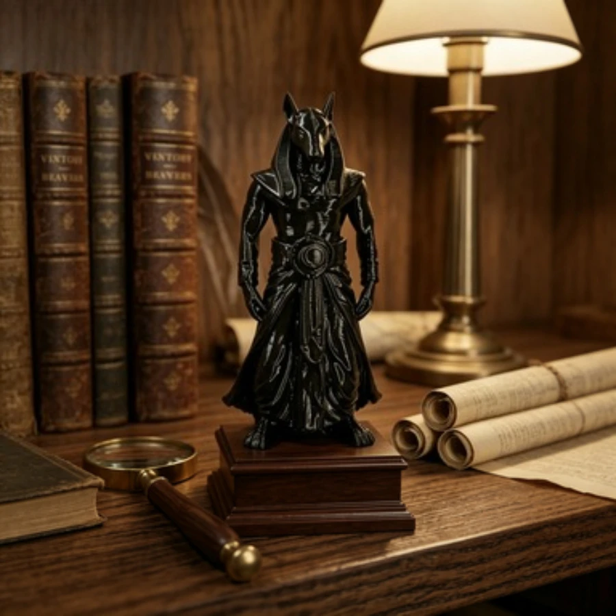 Model Kit Anubis - 3D-печатная статуэтка Анубиса: Древнеегипетская фигурка бога-шакала,