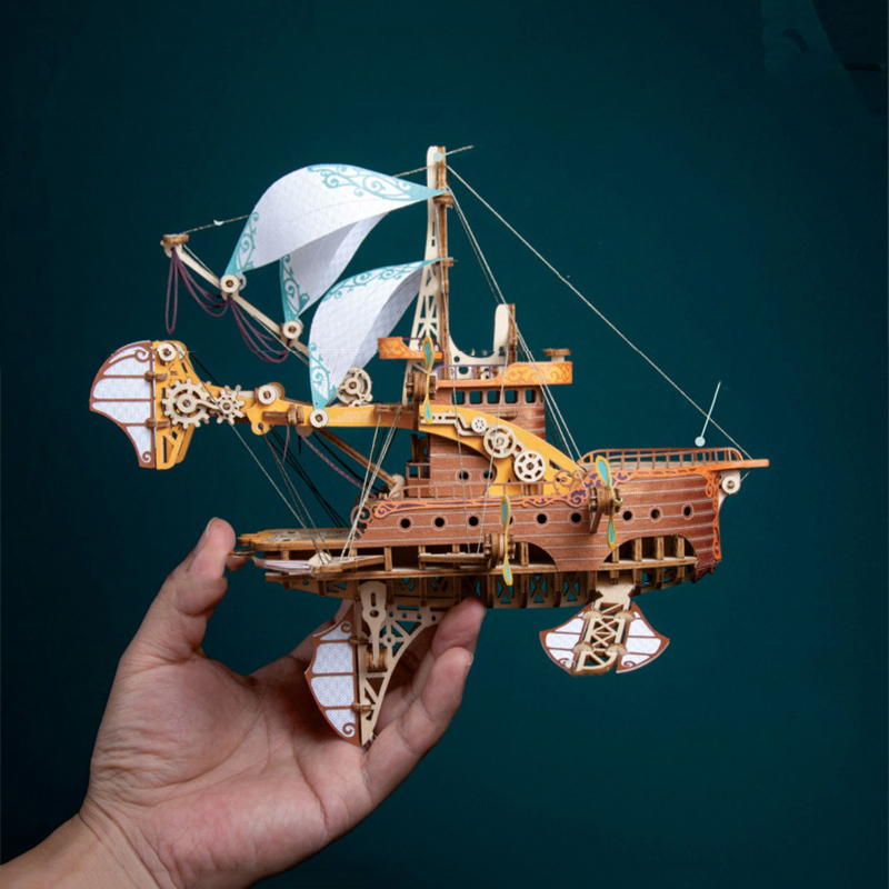 DIY 3D деревянный пазл фантаст – обзор и цена Model Kit Glue