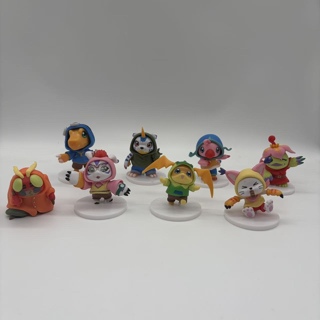 8 шт./комплект, Детские экшн-ф – обзор и цена Model Kit Digimon