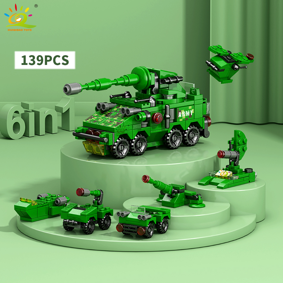 HUIQIBAO 6IN1 городской инжене – обзор и цена Model Kit Zhao Yun